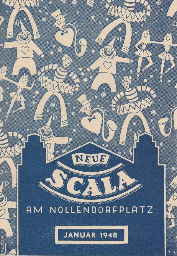Programmheft Hans Albers UND ÜBER UNS DER HIMMEL! Neue Scala 1948