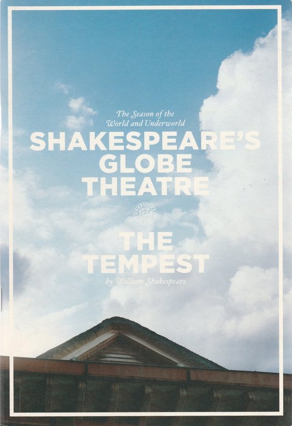 Programmheft THE TEMPEST 2005 Shakespeare´s Globe Theatre