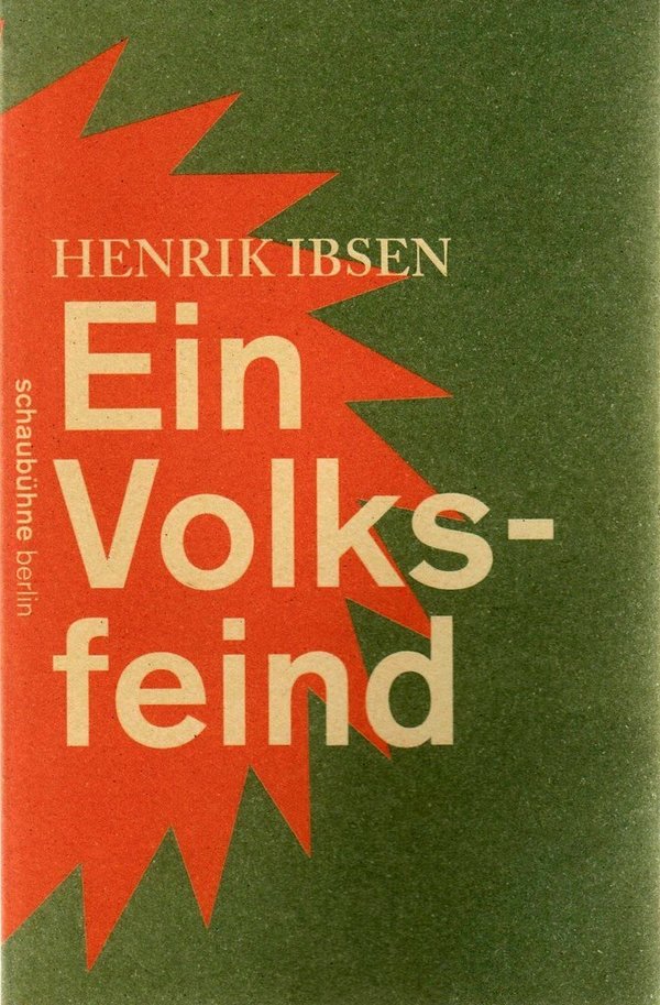 Programmheft Henrik Ibsen EIN VOLKSFEIND Schaubühne am Lehniner Platz 2012