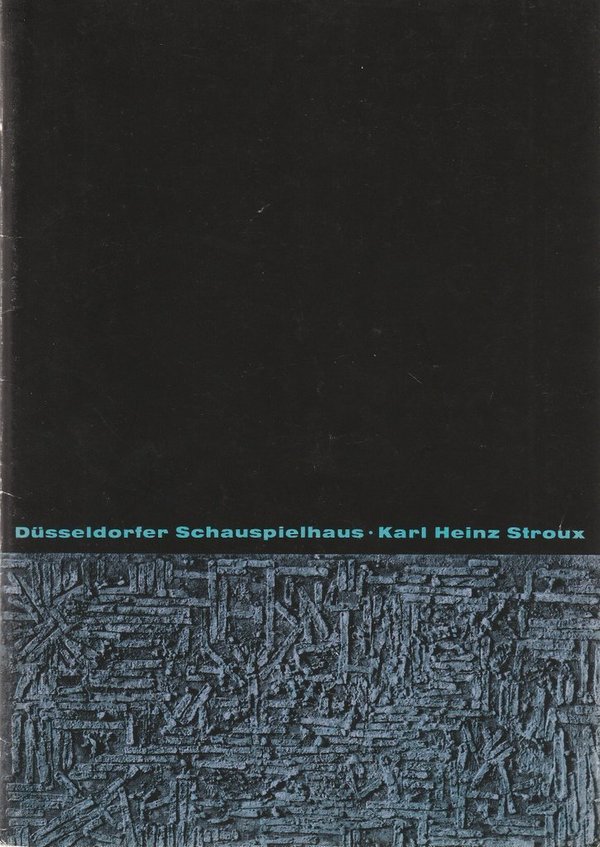 Programmheft H. v. Kleist D. KÄTHCHEN VON HEILBRONN Düsseld. Schauspielhaus 1967 N0107