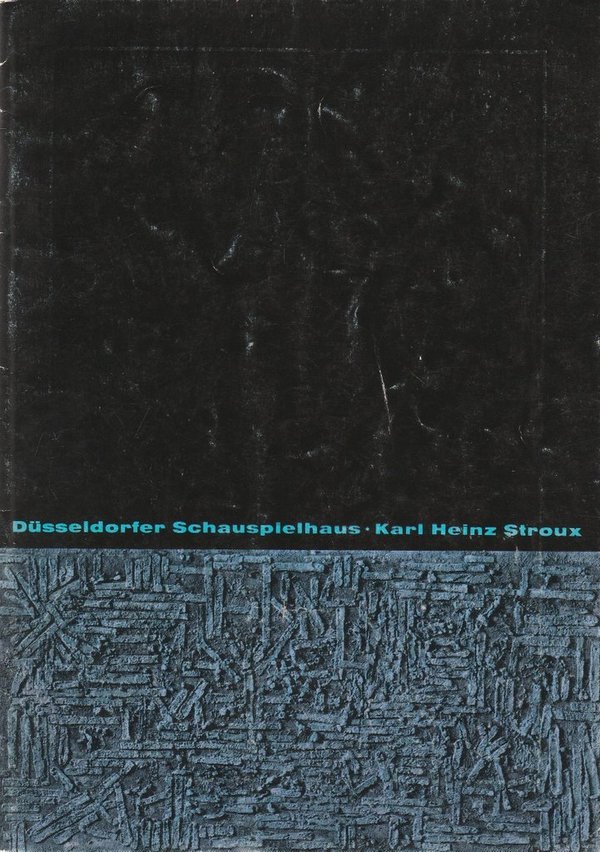 Programmheft Eugene Scribe EIN GLAS WASSER Düsseldorfer Schauspielhaus 1966 N0107