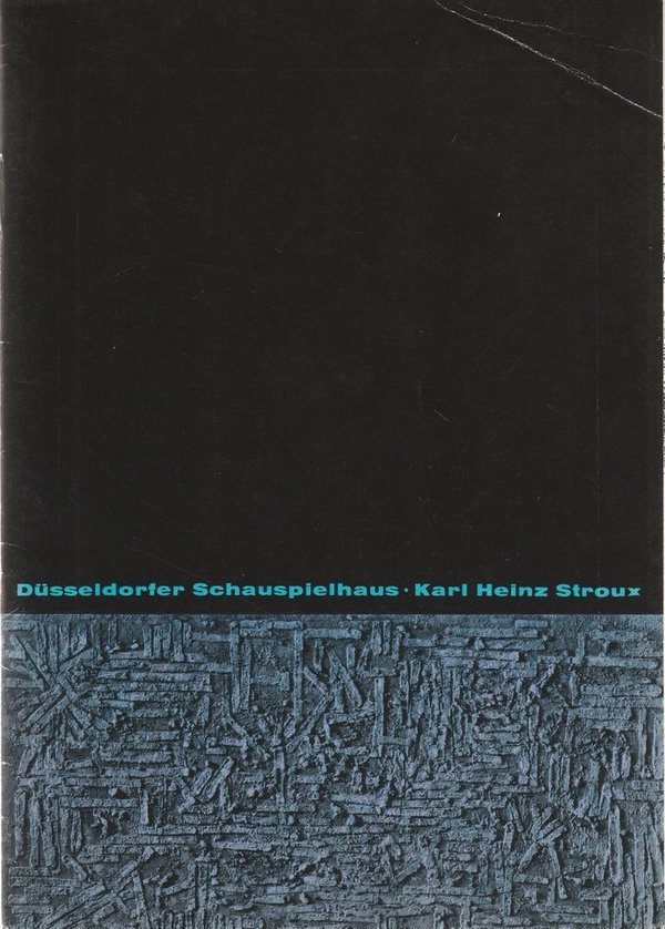Programmheft Curt Goetz DR. MED. HIOB PRÄTORIUS Düsseldorfer Schauspielhaus 1967 N0107