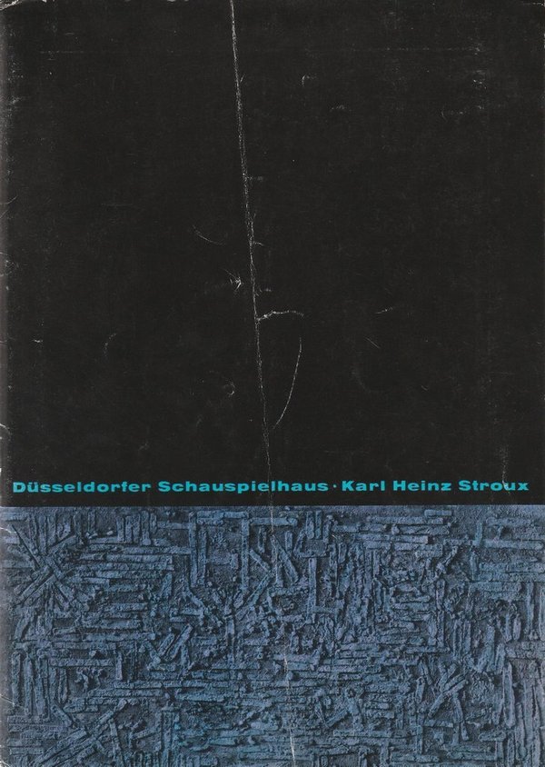 Programmheft William Shakespeare KÖNIG LEAR Düsseldorfer Schauspielhaus 1966 N0107
