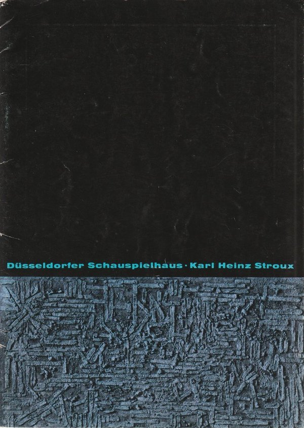 Programmheft H. v. Kleist DER ZERBOCHENE KRUG Düsseldorfer Schauspielhaus 1966 N0107