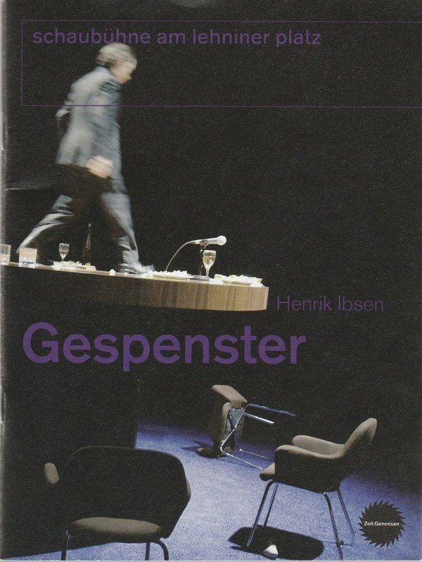 Programmheft Henrik Ibsen GESPENSTER Schaubühne am Lehniner Platz 2006 N0107