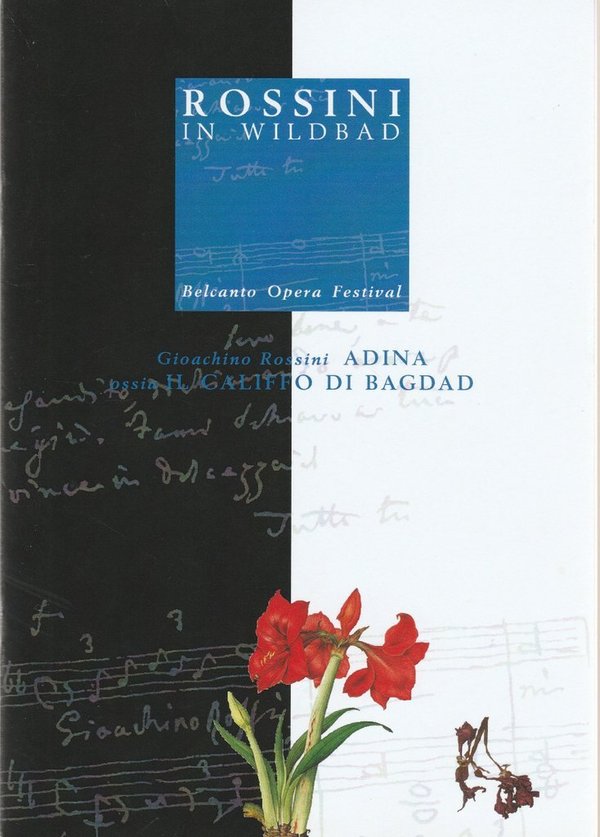 Programmheft Gioachino Rossini ADINA Rossini in Wildbad 2012