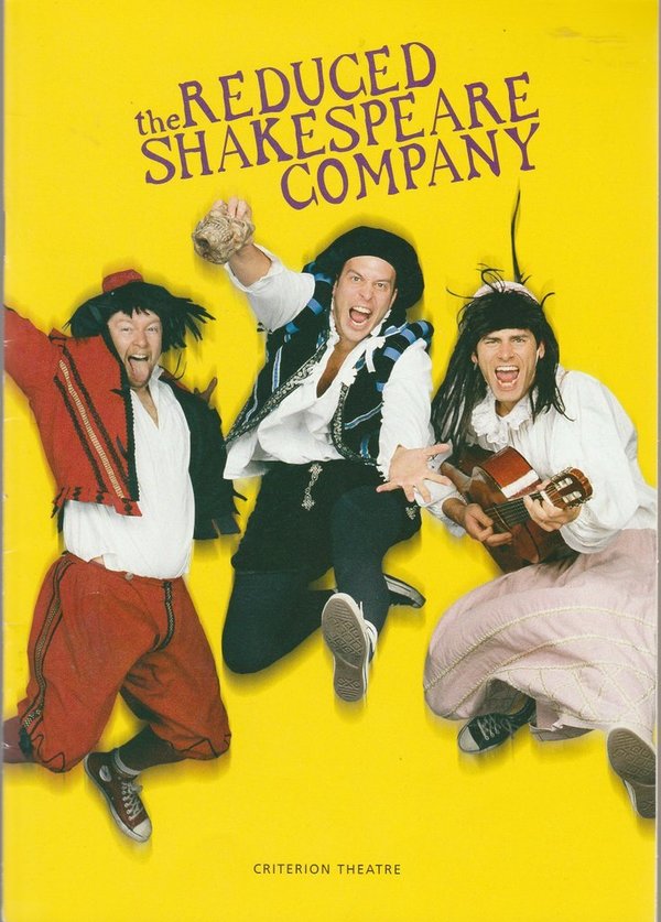 Programmheft THE REDUCED SHAKESPEARE COMPANY Criterion Theatre 2004