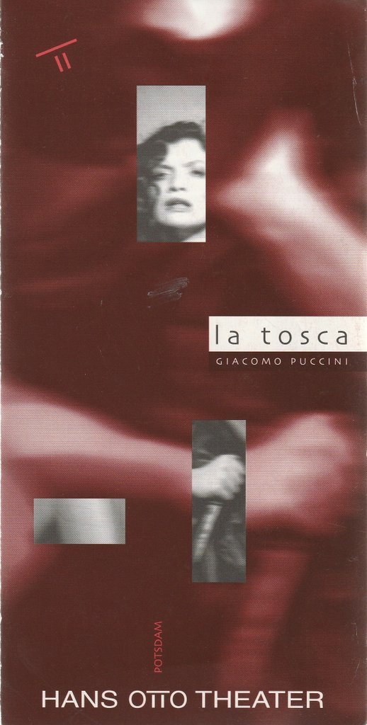 Programmheft Giacomo Puccini LA TOSCA Hans Otto Theater Potsdam 1995