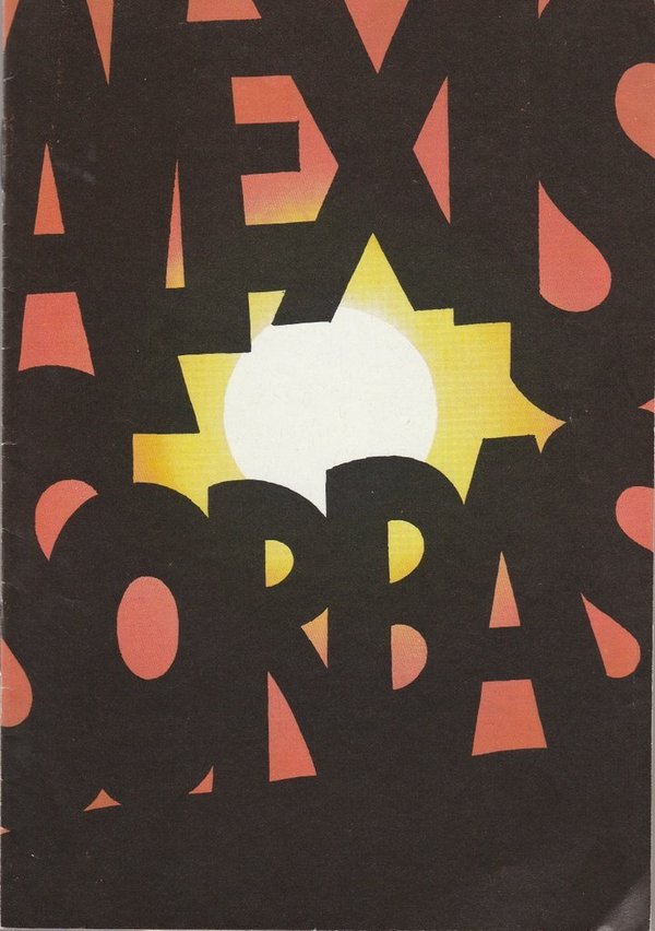 Programmheft John Kander ALEXIS SORBAS Metropol-Theater 1984