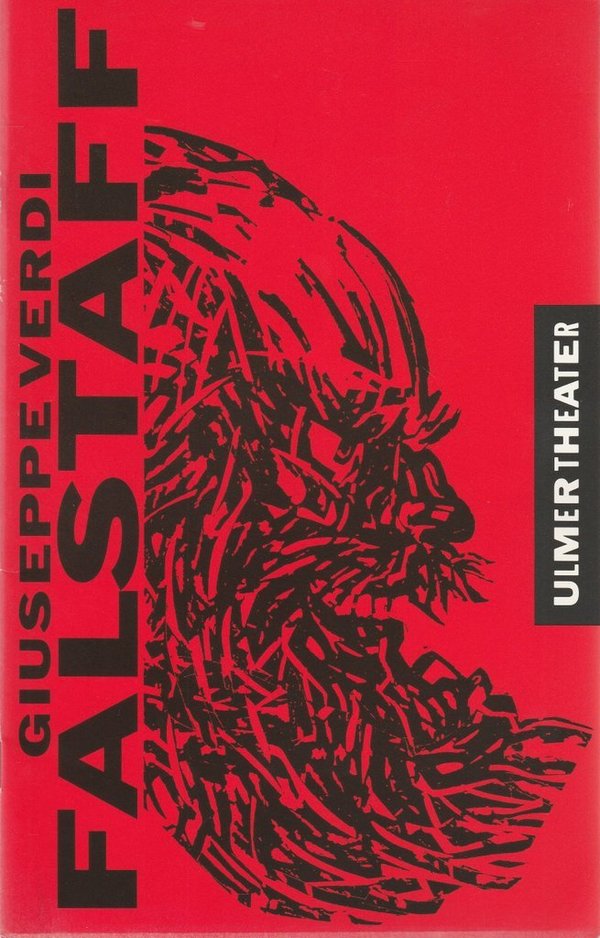 Programmheft Giuseppe Verdi FALSTAFF Ulmer Theater 1993 141021