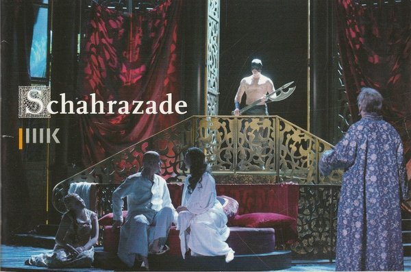 Programmheft Bernhard Sekles SCHAHRAZADE Oper Halle 2013