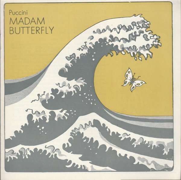 Programmheft Giacomo Puccini MADAM BUTTERFLY Theater Cottbus 1978