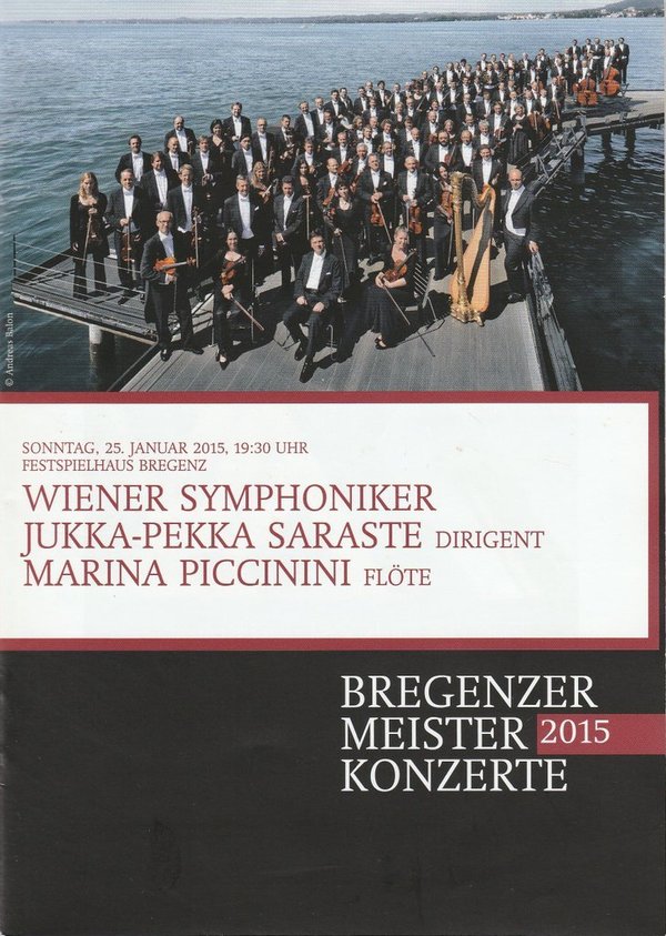Programmheft WIENER SYMPHONIKER Bregenzer Meisterkonzerte 2015