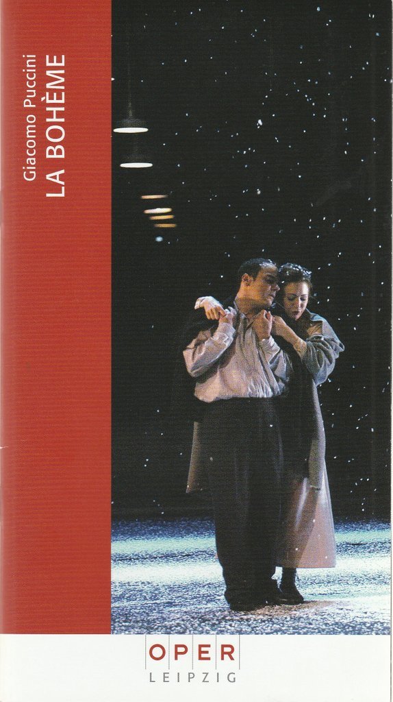 Programmheft Giacomo Puccini LA BOHEME Oper Leipzig 2006
