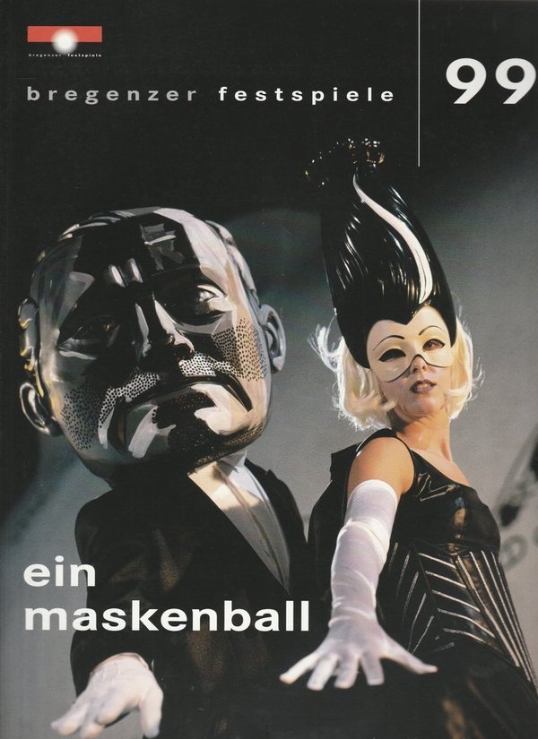 Programmheft Giuseppe Verdi EIN MASKENBALL Bregenzer Festspiele 1999