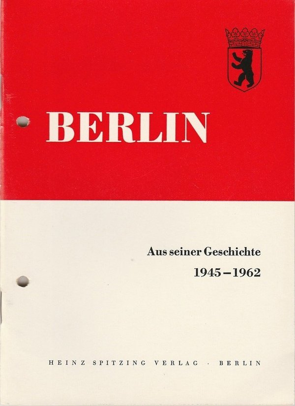 Lampe Behrend BERLIN Aus seiner Geschichte 1945 - 1962