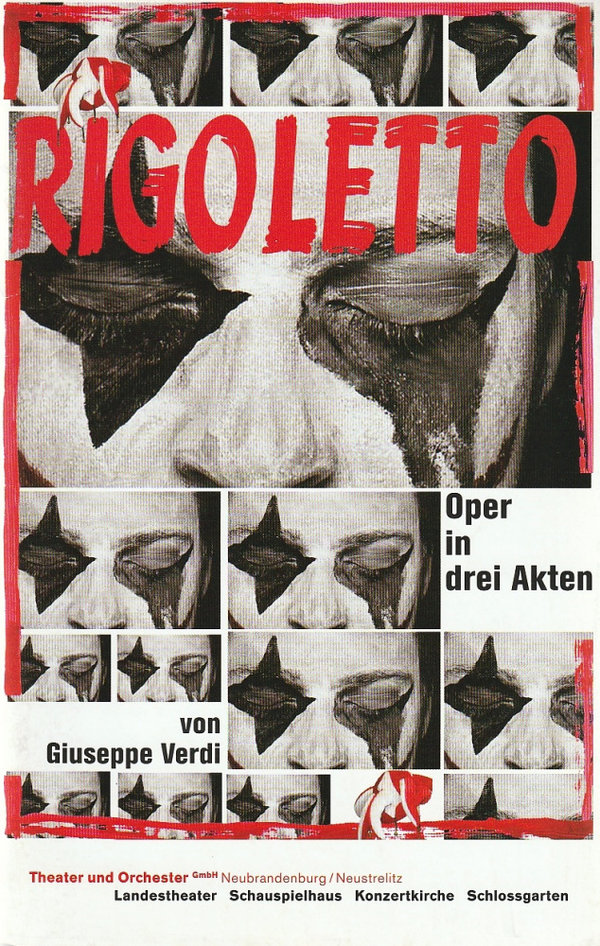 Programmheft Giuseppe Verdi RIGOLETTO Landestheater Neustrelitz 2012