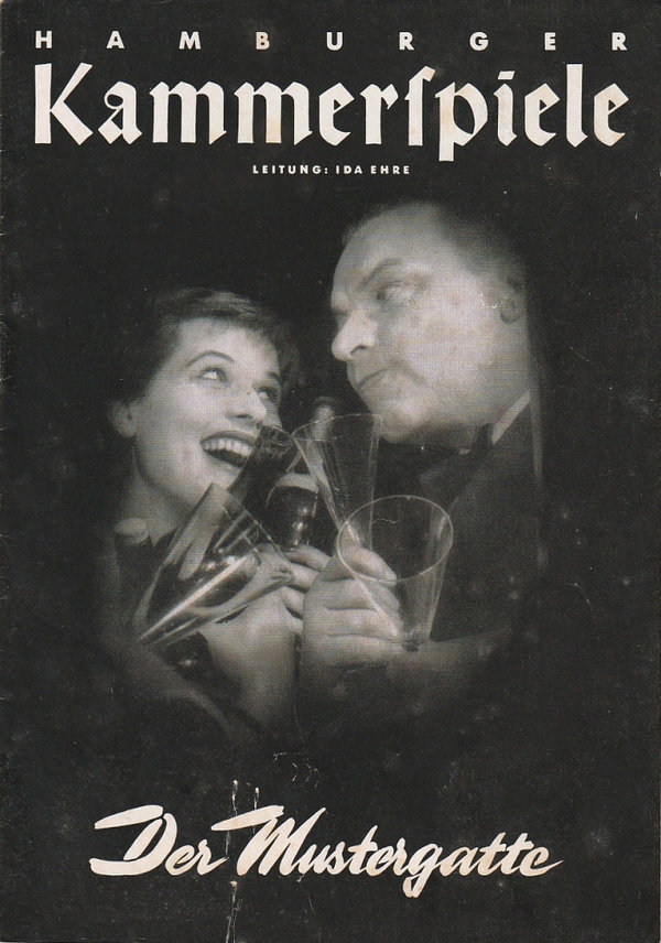 Programmheft Avery Hopwood DER MUSTERGATTE Hamburger Kammerspiele 1955