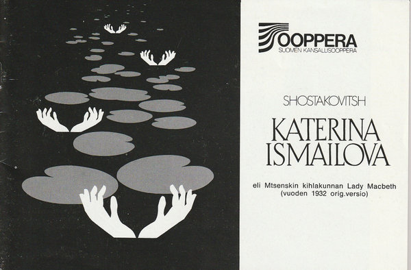 Programmheft Dmitri Shostakovitsh KATERINA ISMAILOVA Finnische Nationaloper 1982