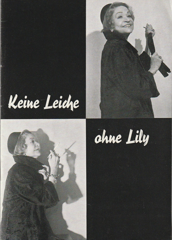 Programmheft Jack Popplewell KEINE LEICHE OHNE LILY Berliner Theater 1966