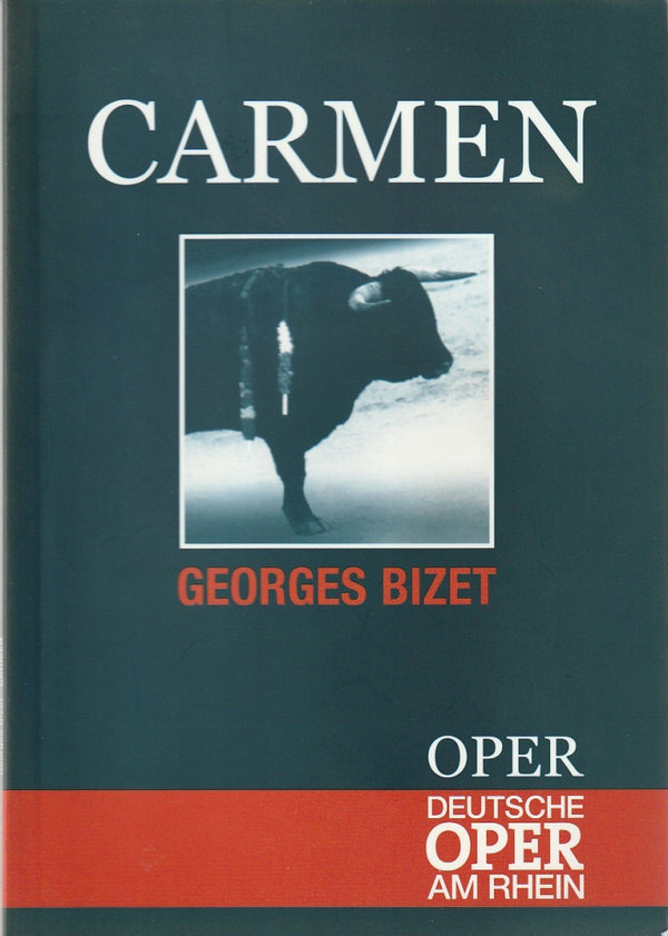 Programmheft Georges Bizet CARMEN Deutsche Oper am Rhein 2002