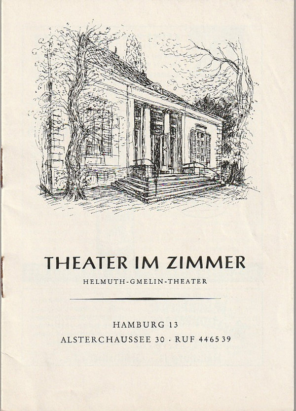Programmheft Rene de Obaldia DER SATYR AUS DER VORSTADT Theater im Zimmer 1966
