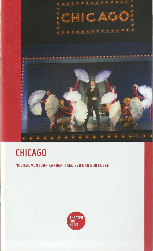 Programmheft Ebb / Fosse / Kander CHICAGO Theater Hof 2021