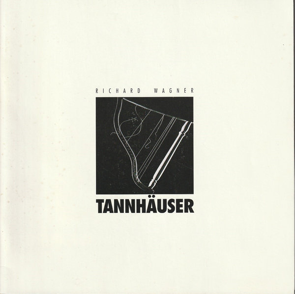 Programmheft Richard Wagner TANNHÄUSER Semperoper Dresden 2000