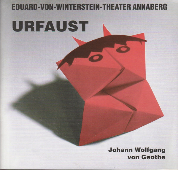 Programmheft Geothe  URFAUST Eduard-von-Winterstein-Theater 1993