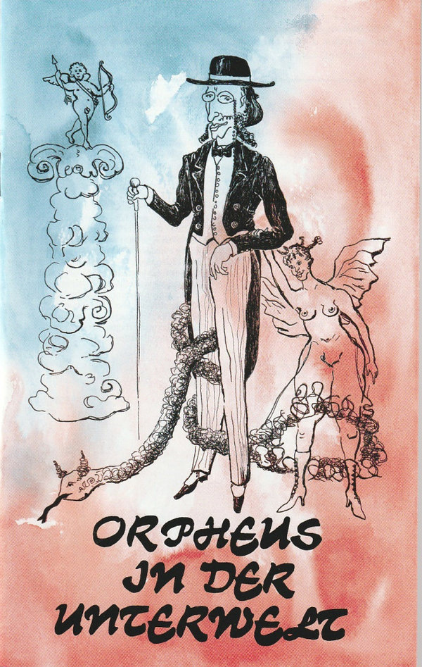 Programmheft Jacques Offenbach ORPHEUS IN DER UNTERWELT Theater Annaberg 1998