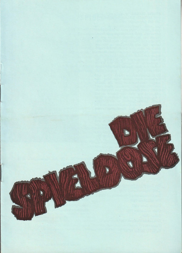 Programmheft Robert Hanell DIE SPIELDOSE Kreistheater Annaberg 1979