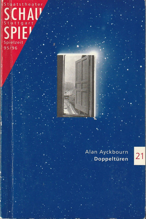 Programmheft Alan Ayckbourn DOPPELTÜREN Staatstheater Stuttgart 1996