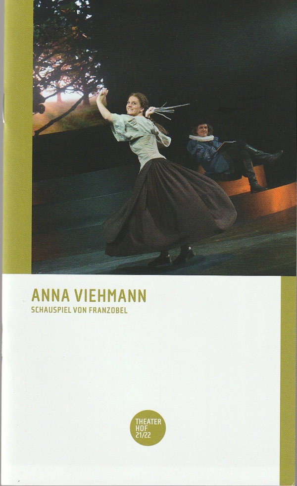 Programmheft Uraufführung Franzobel ANNA VIEHMANN Theater Hof 2021