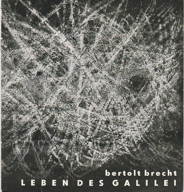 Programmheft Bertolt Brecht LEBEN DES GALILEI Staatstheater Schwerin 1965