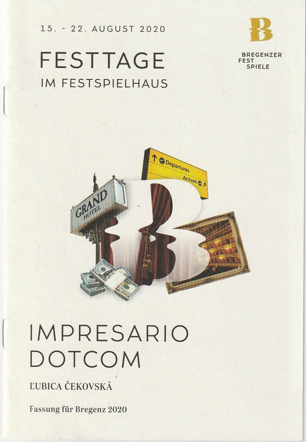 Programmheft Lubica Cekovska IMPRESSARIO DOTCOM  Bregenzer Festspiele 2020