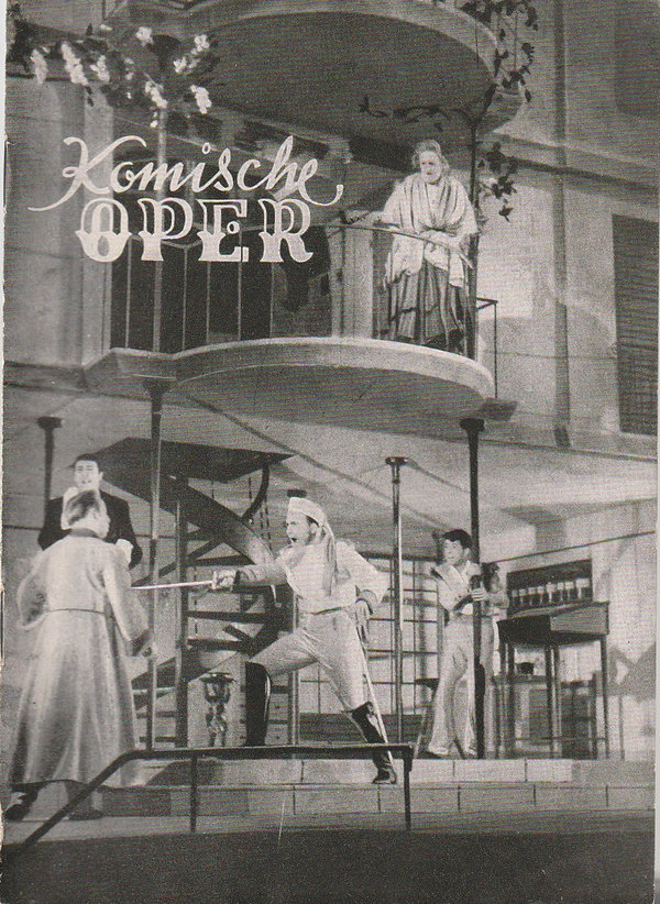 Programmheft SPIELZEIT 1950 / 51 Spielzeitheft Komische Oper Berlin