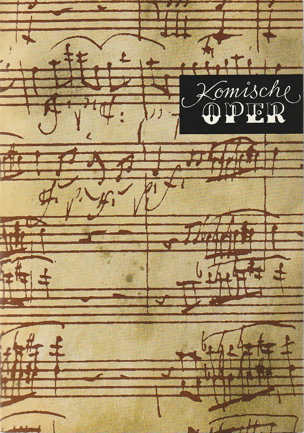 Programmheft 2. SONDERKONZERT  Mozart LA CLEMENZA DI TITO 18. Januar 1973