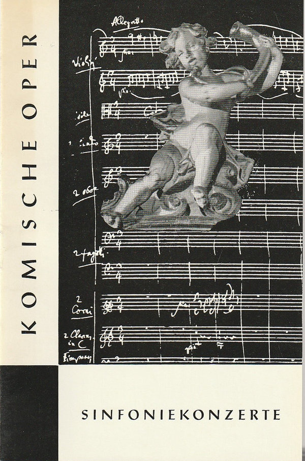 Programmheft 4. SINFONIEKONZERT ORCHESTER  KOMISCHE OPER 23. Janaur 1964