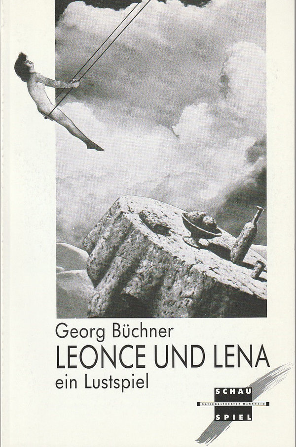 Programmheft Georg Büchner LEONCE UND LENA Nationaltheater Mannheim 1989