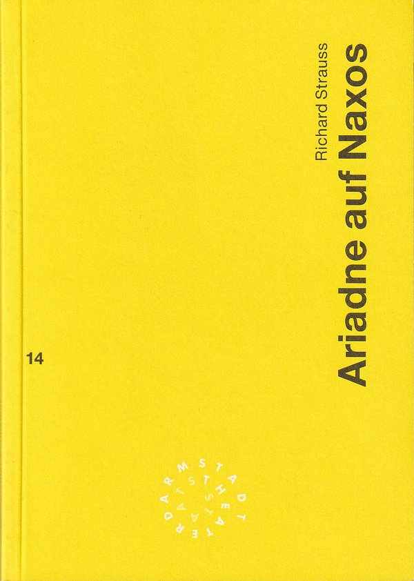 Programmheft Richard Strauss ARIADNE AUF NAXOS Staatstheater Darmstadt 1995