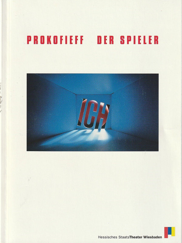 Programmheft Sergej Prokofieff DER SPIELER Staatstheater Wiesbaden 2001