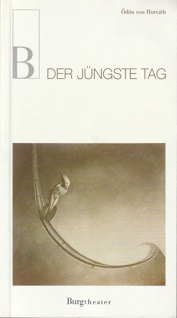 Programmheft Ödön von Horvath DER JÜNGSTE TAG Burgtheater Wien 2000